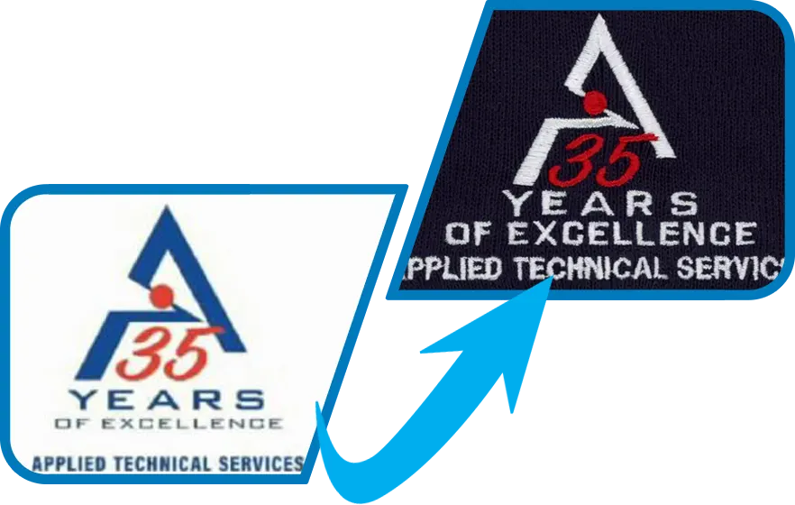 ATS digitized to embroidery