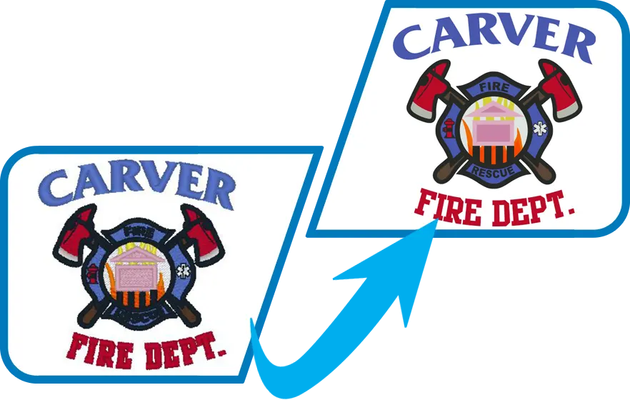 firefighter convert jpg to vector