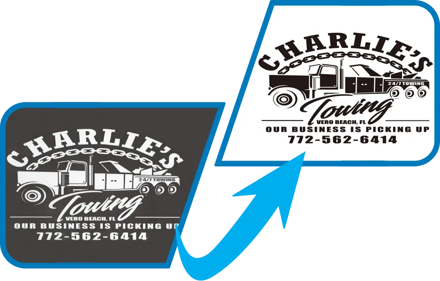 towing convert jpg to vector