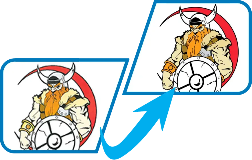 viking convert jpg to vector